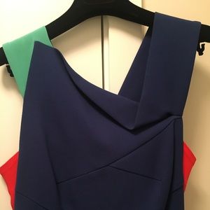 Like New Roland Mouret Colour-block Dress